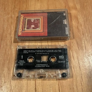 Steppenwolf - 16 Greatest Hits CASSETTE TAPE 80s US issue john kay foghat cream - Picture 1 of 3