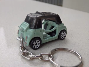 Matchbox Model Car 2024 'Feeyat' Fiat Topolino EV fitted with a Keychain Keyring - Picture 1 of 2