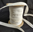 R.H.Rowley White Shir Tape 1" W Double Cord 73 Yards On Roll