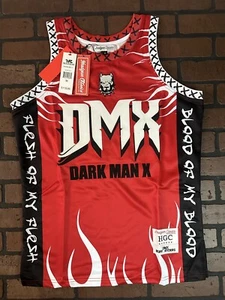 Camiseta deportiva de baloncesto DMX-Red Dark Man X Headgear Classics ~ nunca usada ~ S M L XL 2X 3X - Imagen 1 de 12