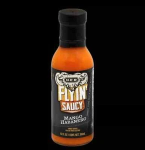 Flyin' Saucy Buffalo Wing Sauce Mango Habanero - 6 12oz Flaschen - Bild 1 von 5
