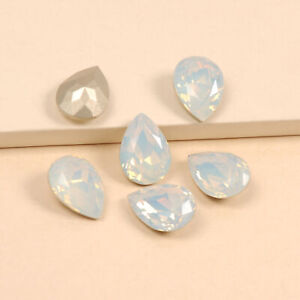 Sew On Teardrop Glass Crystal Rhinestones Crystal Fancy Stone Strass Craft Beads