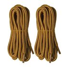 2 pairs 5mm Thick Heavy duty Round Hiking Work Boot Shoe laces Military Strings