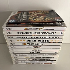 Lot of 14 Nintendo Wii Hunting Games Cabela’s, Remington, Deer Drive CIB TESTED - Picture 1 of 16
