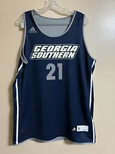 Georgia Southern Large Adidas Basketball Jersey Number 21 Eagles - Picture 1 of 12