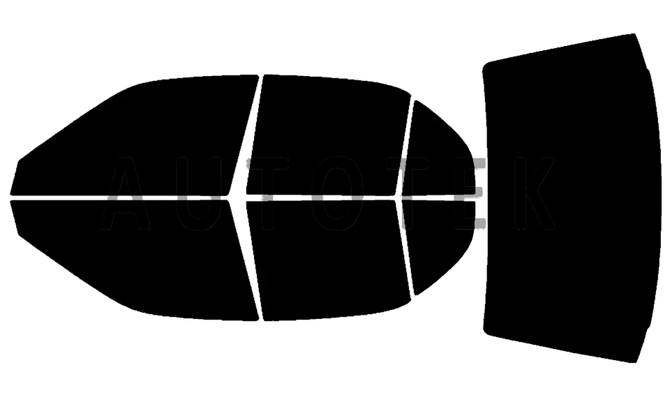 Película de ventana precortada cualquier tono VLT para Toyota Tercel sedán de 4 puertas 1995-1999 Foto 1 de 4