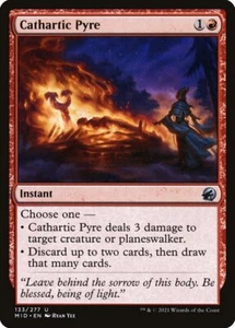 MTG Cathartic Pyre ** Innistrad: Midnight Hunt ** English (NM) - Picture 1 of 2
