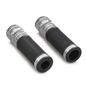 CNC Racing silver aluminum grips Lab One Ducati Monster 1100 EVO 2012-2013 - Picture 1 of 5