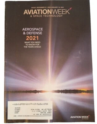 Aviation Week Magazine Dec 21-Jan 10 2021 Aerospace Defense Boeing 777x Test - Image 1 of 4