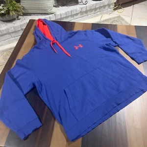 Sudadera con capucha Under Armour azul/rojo para hombre talla 2XL - Imagen 1 de 14