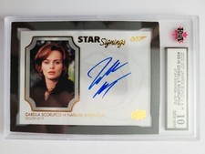 Izabella Scorupco 2020 James Bond Star Signings Auto Card KSA Graded 10!!!