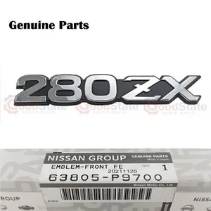 GENUINE Nissan Datsun 280ZX S130 1979-1983 Front Fender Badge Emblem - Picture 1 of 2