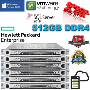 HP ProLiant DL360 Gen9 2x Xeon E5-2696V4 Twenty-Two 22 Core 512GB DDR4 960GB SSD - Picture 1 of 17