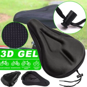 Sillín de bicicleta 3D gel funda de sillín sillín de ejercicio manta de sillín asiento de bicicleta cubierta de gel - Imagen 1 de 14