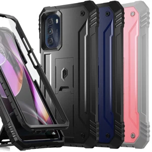 For Moto G 5G 2022 / 2023 Case | Poetic Built-in-Screen Kickstand Rugged Cover - Picture 1 of 46