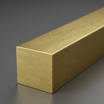 Brass Square Bar 12mm 1/2" Multiple Sizes & Lengths Available Grade CZ121 - Image 1 of 4