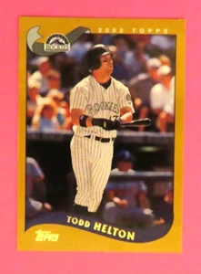 2002 Topps, Colorado Rockies - TODD HELTON - MLB HOF 2024 - Picture 1 of 1