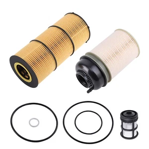 Fuel & Oil Filter Kit for Freightliner 112SD 12.8L 14.8L 15.6L 2013-2019 P551063 - Picture 1 of 12