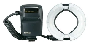 Nissin MF18 Macro LED Ring Flash Sony Nikon and Canon Fits with Adaptor Rings - Picture 1 of 8