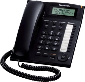 Panasonic KX-TS880B Integrated Corded Phone Speakerphone Caller ID Black - Picture 1 of 3