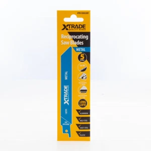 XTrade Flexible Coupe Métal Scie à Guichet Lames Paquet De 5 SS922EF - Imagen 1 de 3