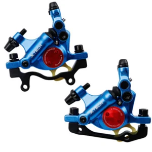 New Mountain MTB bike Front Rear Mechanical pullDisc Brakes Hydraulic Calipers - Picture 1 of 15