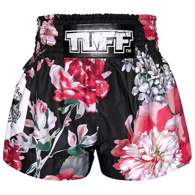 TUFF Muay Thai Shorts Boxing Shorts MMA Trunks Kickboxing Training Gym Shorts M9 - Image 1 of 2