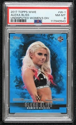 2017 Topps WWE Undisputed Women's Division WWE Alexa Bliss #W-1 PSA 8 - Image 1 of 3