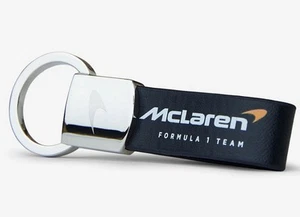 Mclaren F1 Team Keyring Black Leather Strap Official Licensed Product Castore - Imagen 1 de 8