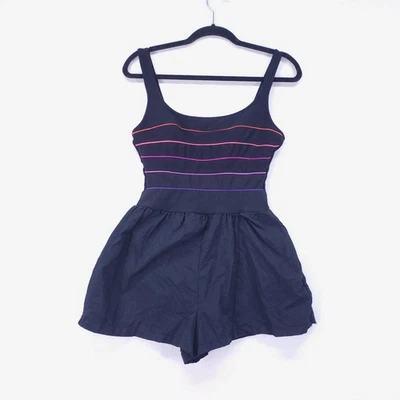 Gabar Swimwear Vintage Women's 1 Piece Swimsuit Shorts Black Beach Size 12 - Image 1 of 4