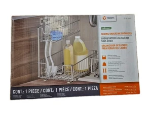 Trinity Sliding Undersink Organizer w Mounting Hardware Sliding Pull Out-- OB - Picture 1 of 2