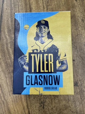 2021 Tampa Bay Rays Tyler Glasnow 6" Bobblehead NIB New Bayfront Health - Image 1 of 2