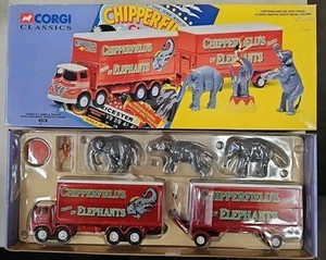CORGI CHIPPERFIELDS CIRCUS, Foden S21 Lorry & Trailer With Elephants Etc #31902 - Picture 1 of 7