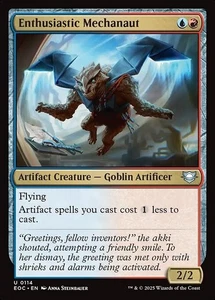 *MtG: 4x Enthusiastic Mechanaut - Commander: Edge of Eternities UC - magicman* - Bild 1 von 1