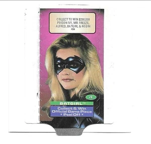 Batman y Robin Taco Bell Desenmascara Batman y Gana Juego Oficial Pieza SELLADO 1997 - Imagen 1 de 1