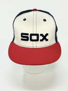 Vintage New Era MLB Chicago White Sox 59Fifty Hat Cap Fitted Sz 7 1/4 - Picture 1 of 8