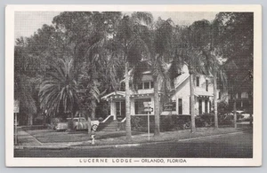 Postal vintage de Lucerne Lodge Orlando Florida - Imagen 1 de 2