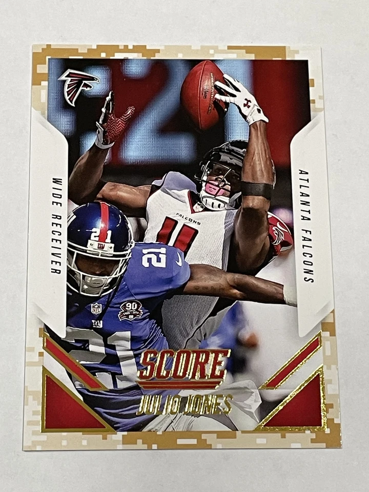 2015 Score Football SP 照片变体沙漠迷彩 - Julio Jones - Falcons — 第 1/2 张图片