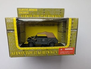 GERMAN TYPE 82 KUBELWAGEN CLASSIC ARMOR DIECAST NEW MILLENIUM TOYS 2005 *Opened* - Picture 1 of 8