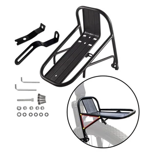 Bike Front Carrier Rack Cargo Pannier Durable Bicycle Front Rack for Touring - Picture 1 of 7