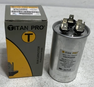 Titan Pro TRCFD255 Motor Dual Run Capacitor 440/370VAC 60/50 Hz 25+5 MFD - Picture 1 of 4