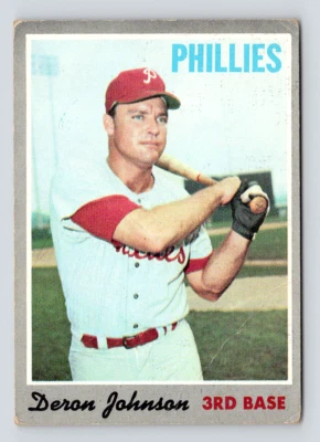 1970 Topps Card, #125 Deron Johnson, Philadelphia Phillies - Image 1 of 3