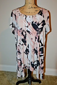 Top túnica Cato en color tostado y negro con diseño de ojal en escote - L - Imagen 1 de 2