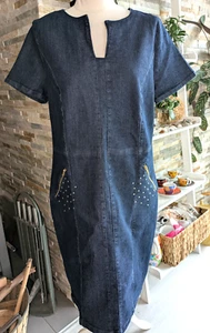 BPC Selection PREMIUM * JeansKleid Kleid BLAU * Gr. 42 - Bild 1 von 3