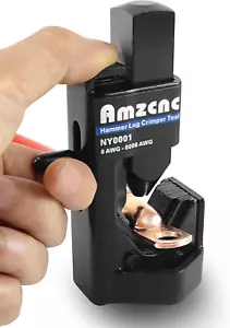 Hammer Lug Crimper Tool - 0000 AWG Battery and Welding Cables( 8 AWG to 4/0 Wire - Picture 1 of 12