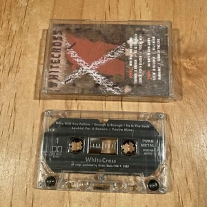 Whitecross s/t 1987 debut CASSETTE TAPE 1st US issue stryper guardian petra - Picture 1 of 3