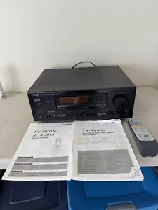 Onkyo TX-SV636 R1 Audio Video Tuner Amplifier Receiver + Remote TESTED Bundle - Picture 1 of 17