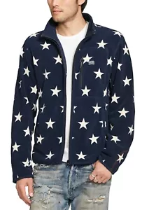 Ralph Lauren Denim and Supply Stars Print Fleece Jacket RRL Style-MEN-XL - Picture 1 of 3
