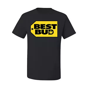 Camiseta gráfica Best Bud Parody marihuana stoner regalo para hombres - Imagen 1 de 21