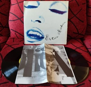 MADONNA **Erotica** RARE 1992 VENEZUELA 2-LP SET **NOT GATEFOLD w/ Miniposter** - Picture 1 of 13